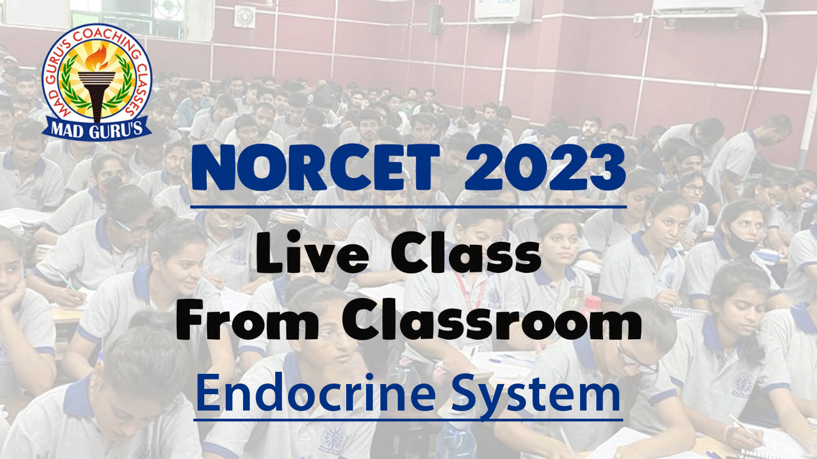 Endocrine System Classes || Norcet classes from classroom