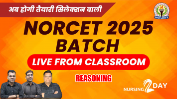 Reasoning | NORCET 2025 Live Classes