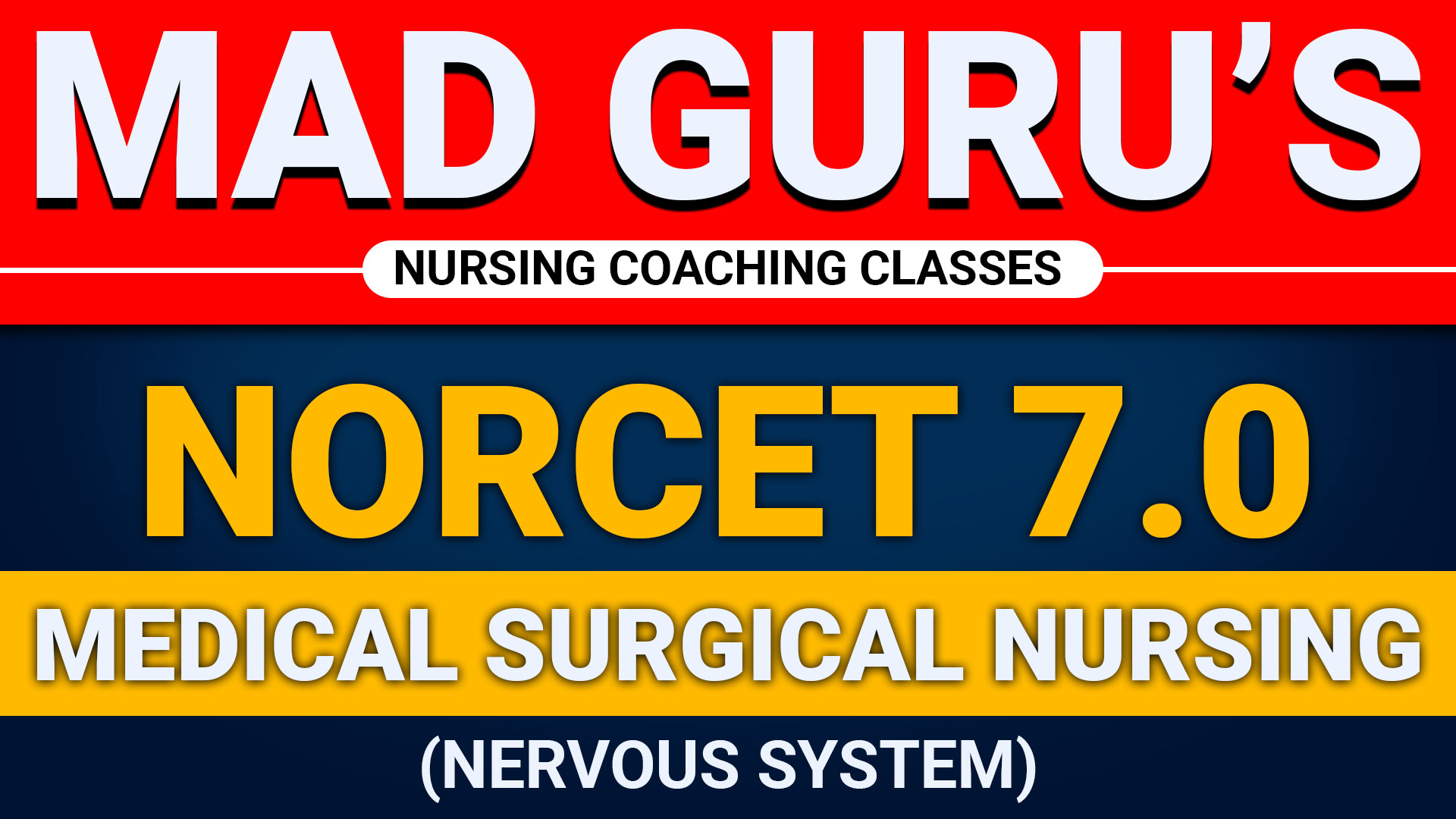 Medical Advance Nursing Skill || Norcet 7.0 Live Classes