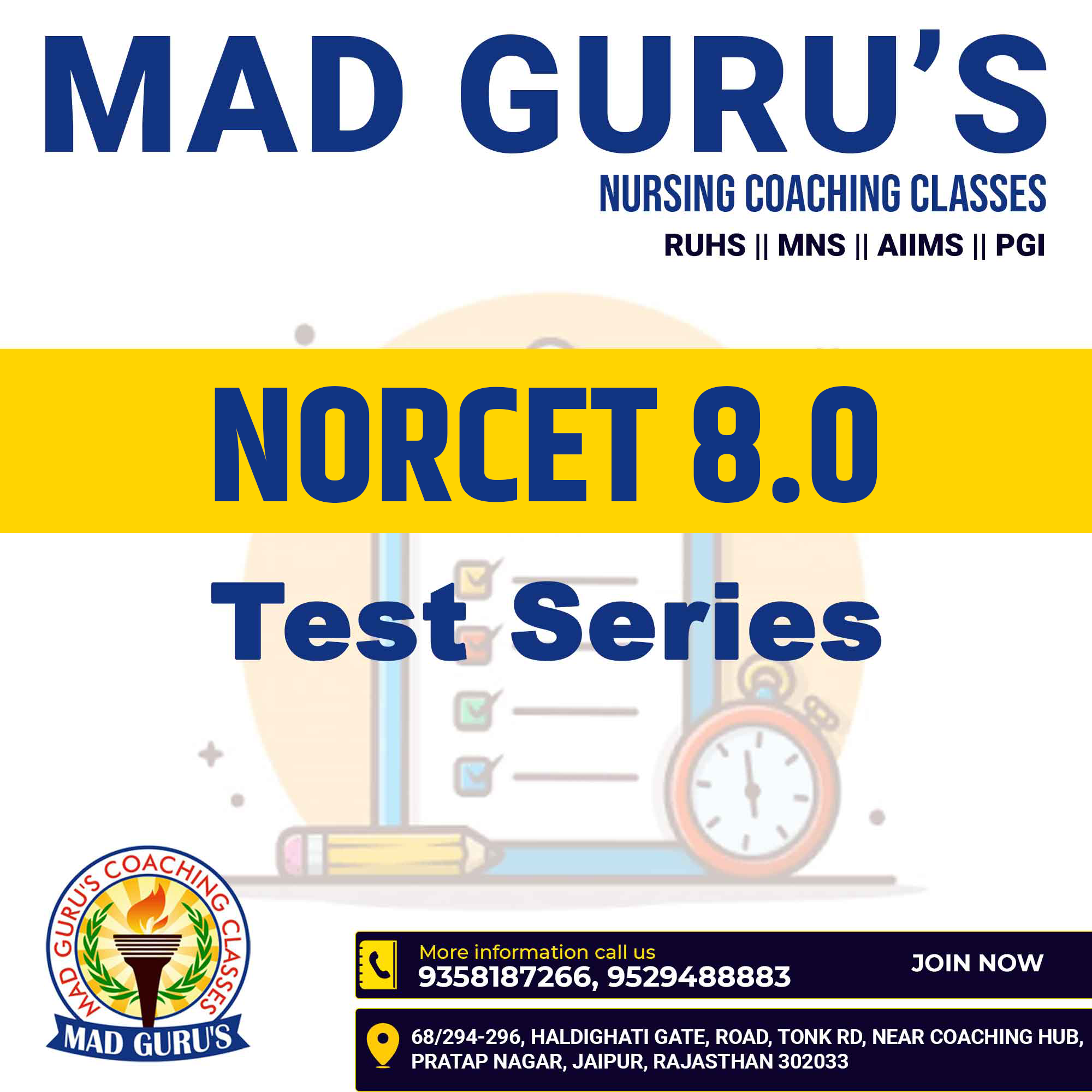 Research || Norcet 7.0 Live Classes