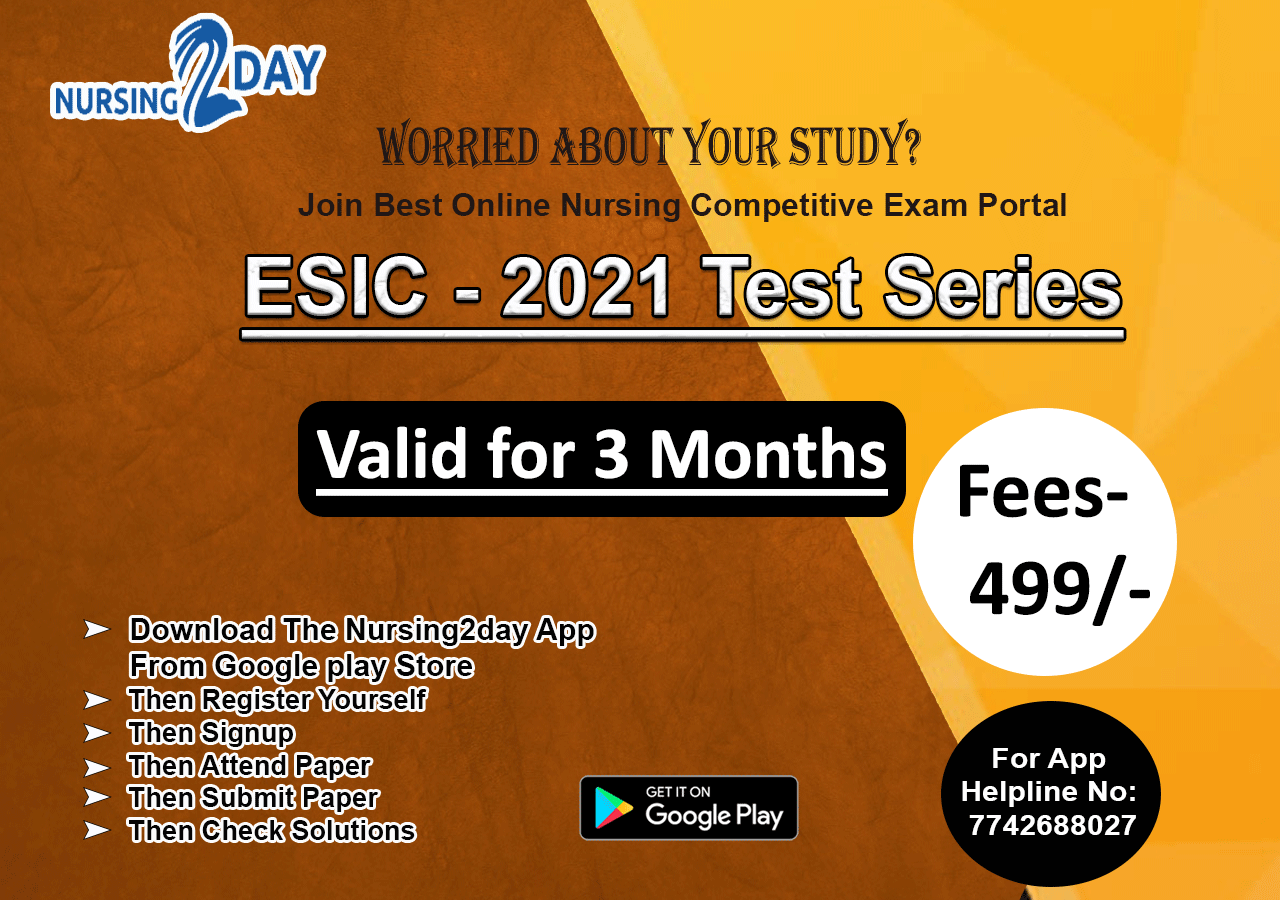 ESIC- 2021 Test Series (3 months)