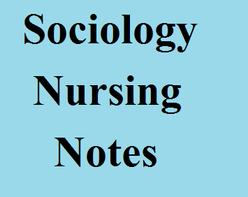 Sociology Nursing Notes