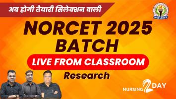 Research | NORCET 2025 Live Classes