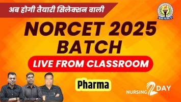 Pharma || NORCET 2025 Live Classes